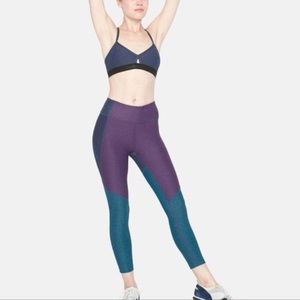 Outdoor Voices Tri-Tone Warmup Legging 3/4
